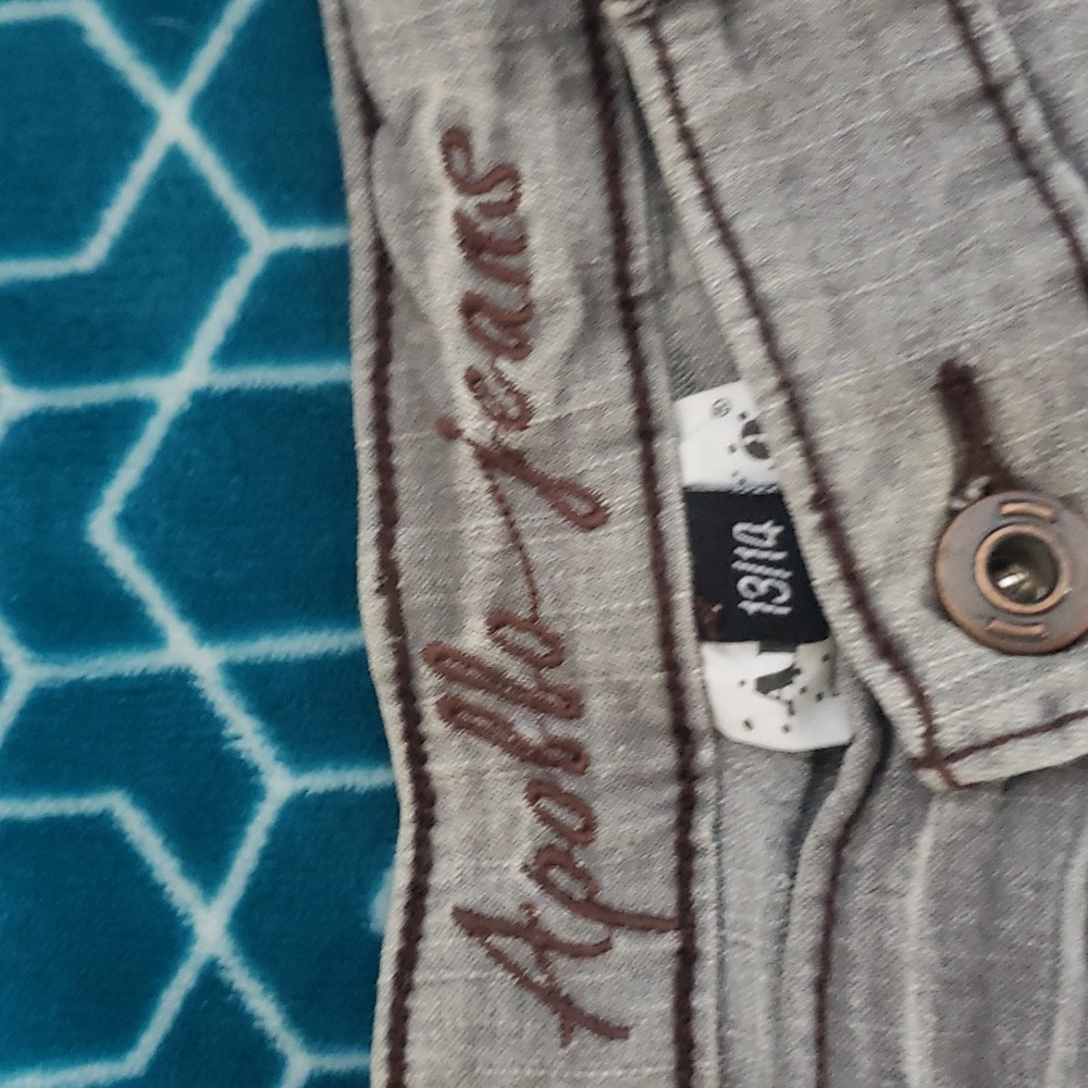 Apollo jeans gray wash size 13/14 - Picture 4 of 6